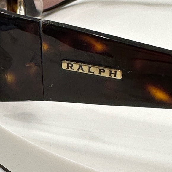 Ralph Lauren Brown/Amber Tortoiseshell Sunglasses EUC & RL Hard-Case EUC - Picture 9 of 17